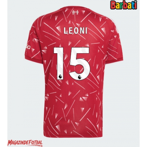 Liverpool Giovanni Leoni #15 Tricou Fotbal Replică 2026-27 Barbati Acasa Liverpool Giovanni Leoni #15 Tricou Fotbal Replică 2026-27 Barbati Acasa